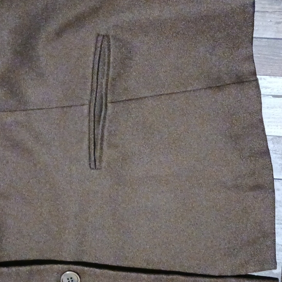 2 PC Brown BLAZER/SKIRT Suit - Picture 4 of 6